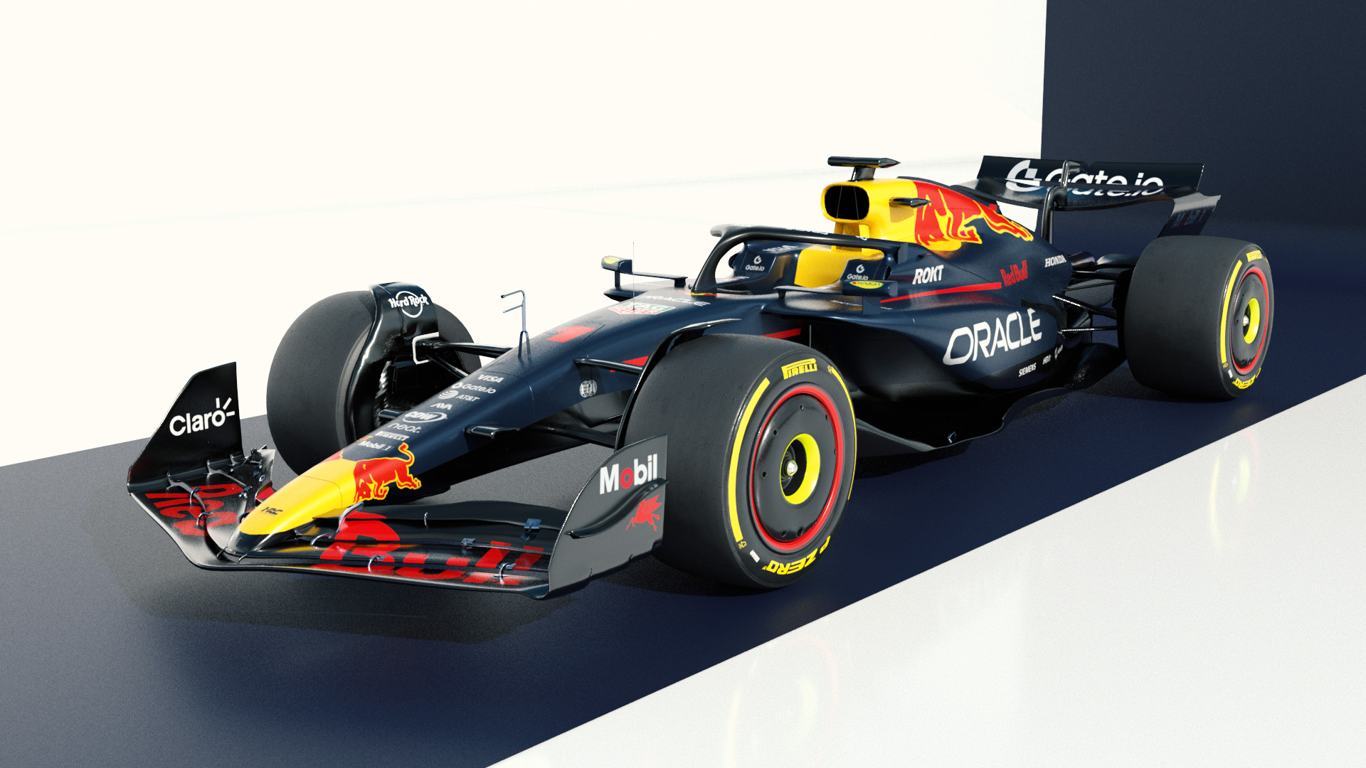F1 RedBull RB-21 2025 Low-poly 3D model_2