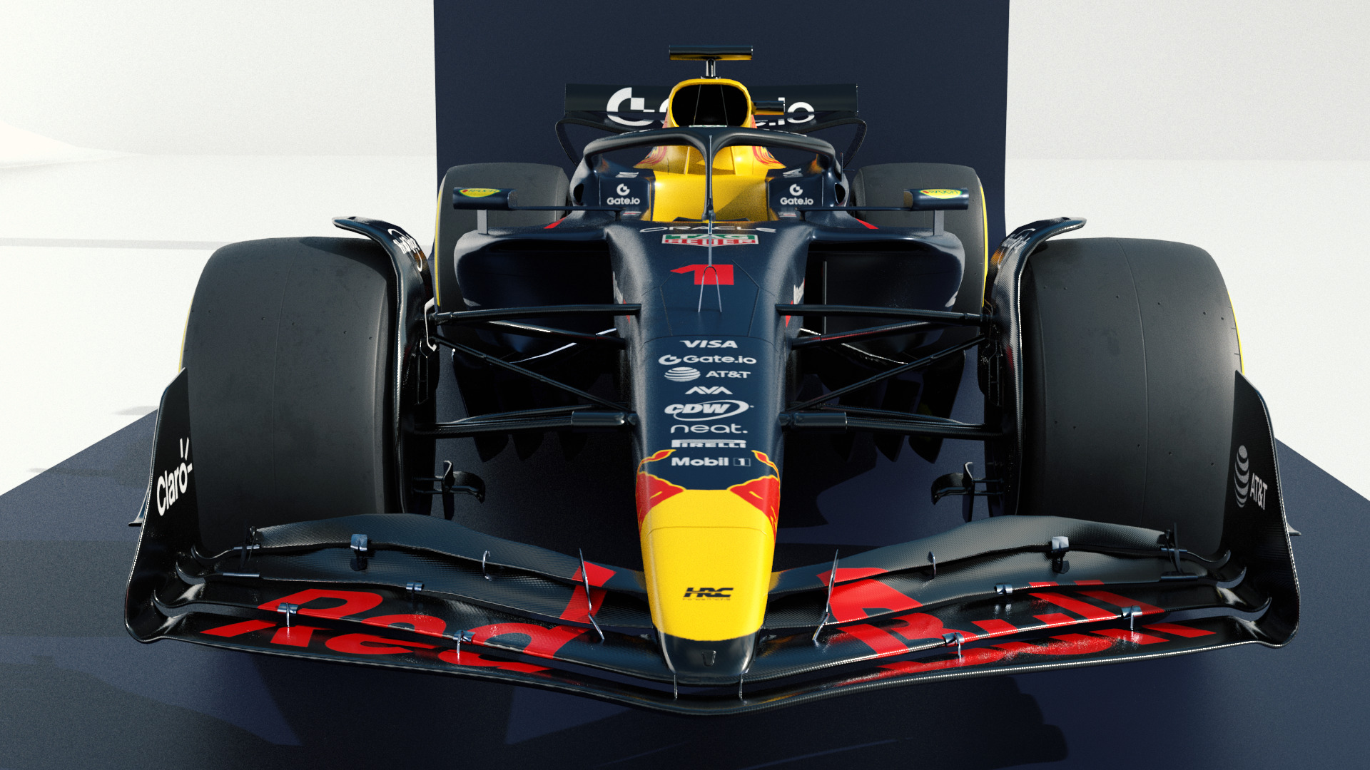 F1 RedBull RB-21 2025 Low-poly 3D model_6