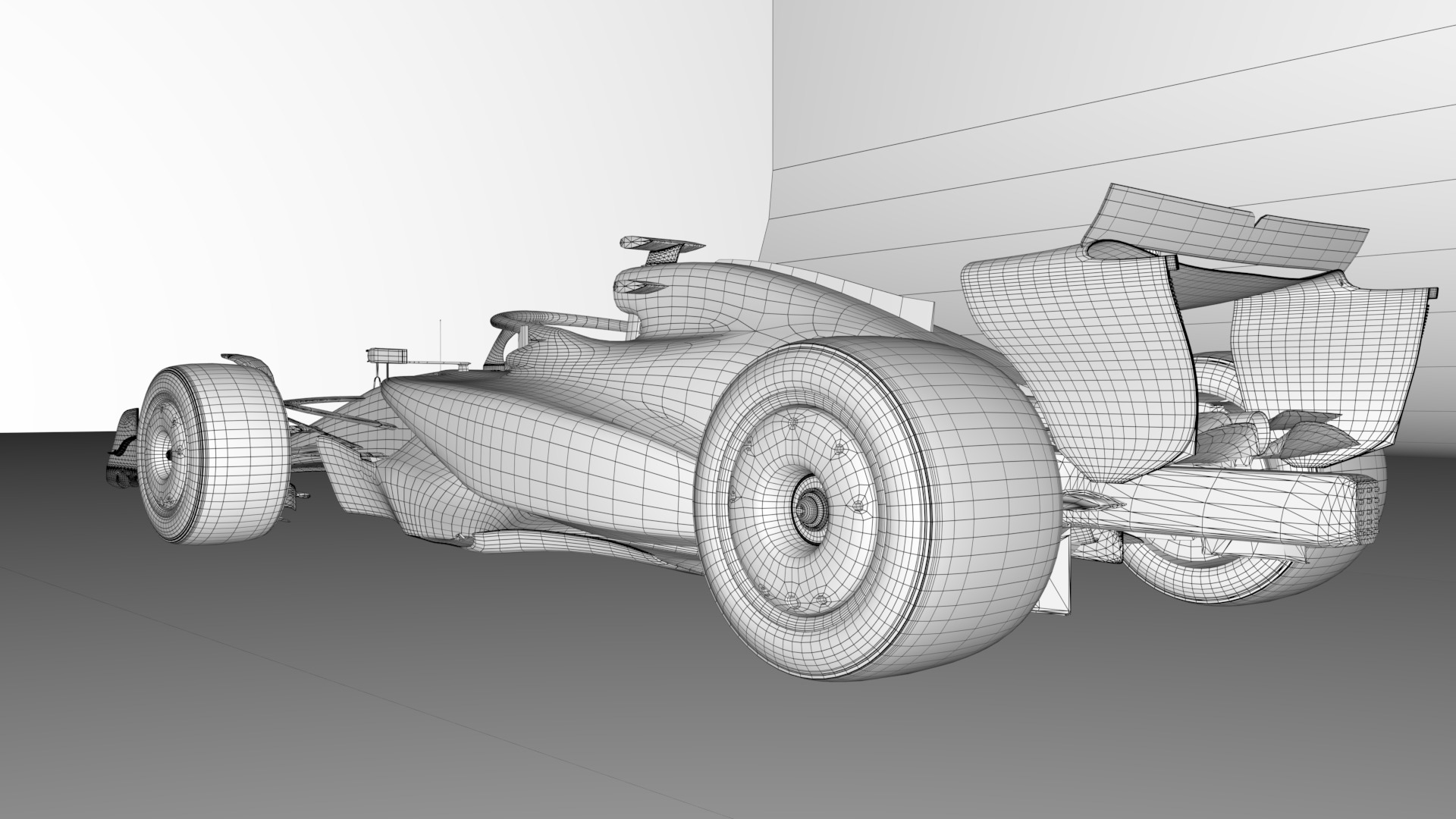 F1 RedBull RB-21 2025 Low-poly 3D model_5
