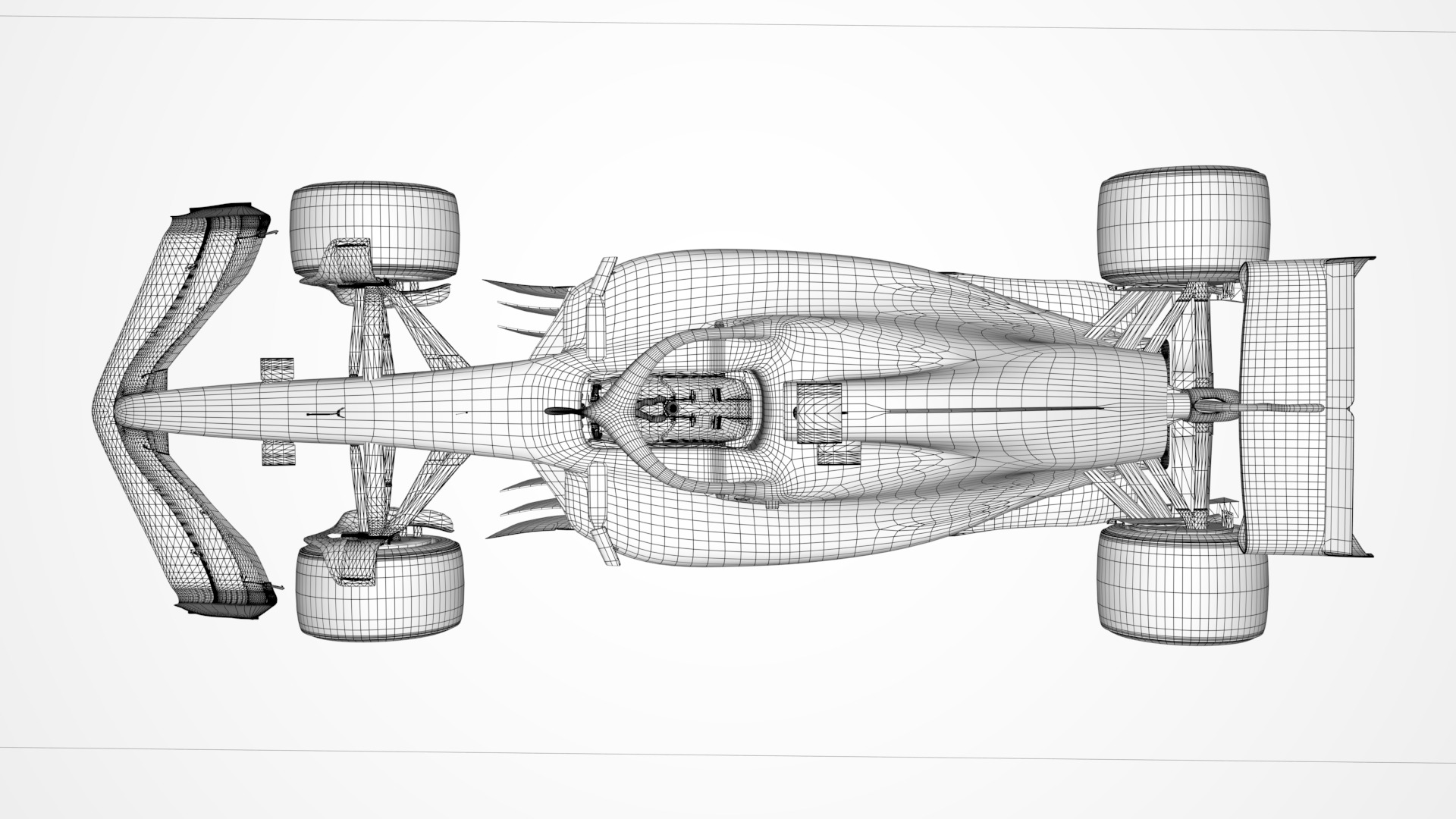 F1 RedBull RB-21 2025 Low-poly 3D model_9