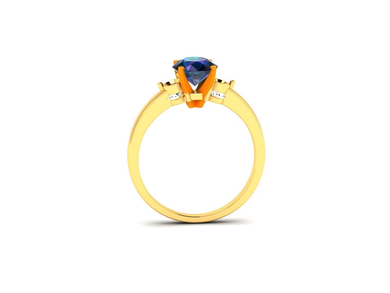 Women Ring  Render 3dm STL OBJ FBX Details 3D print model_8