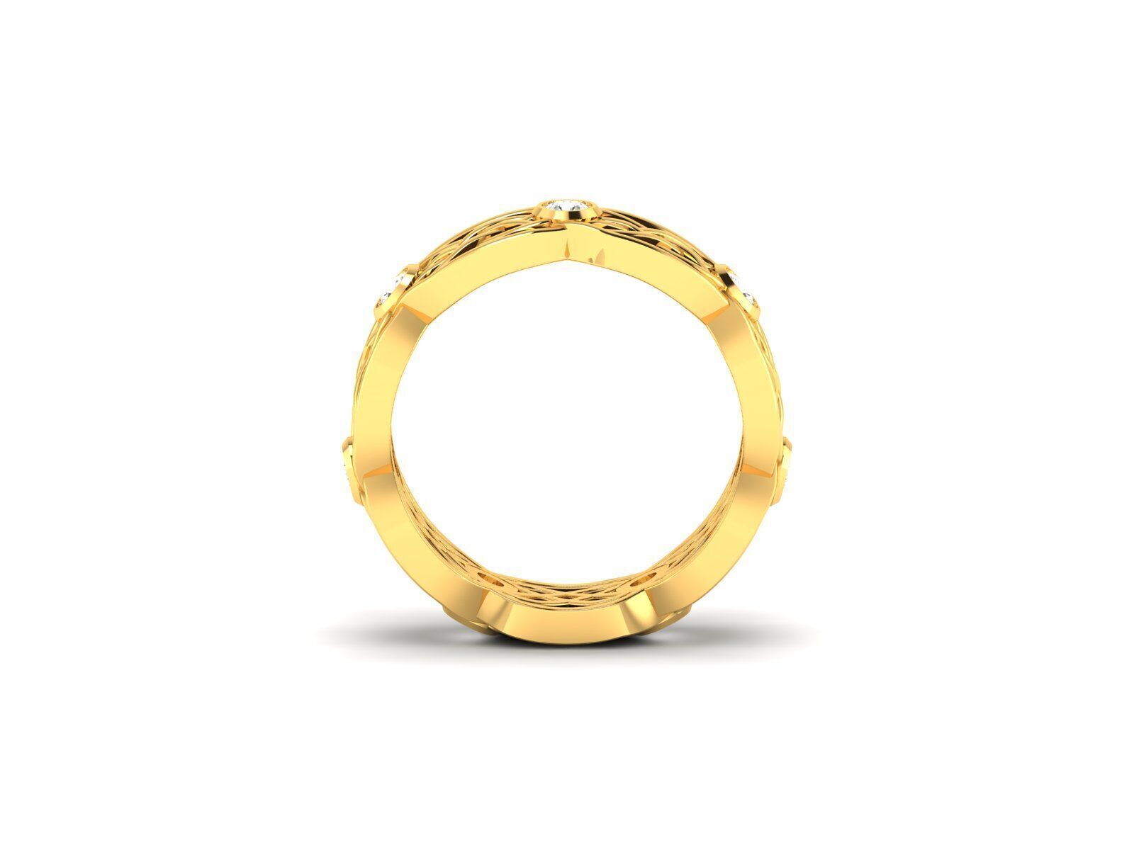 Women Ring  Render 3dm STL OBJ FBX Details 3D print model_4