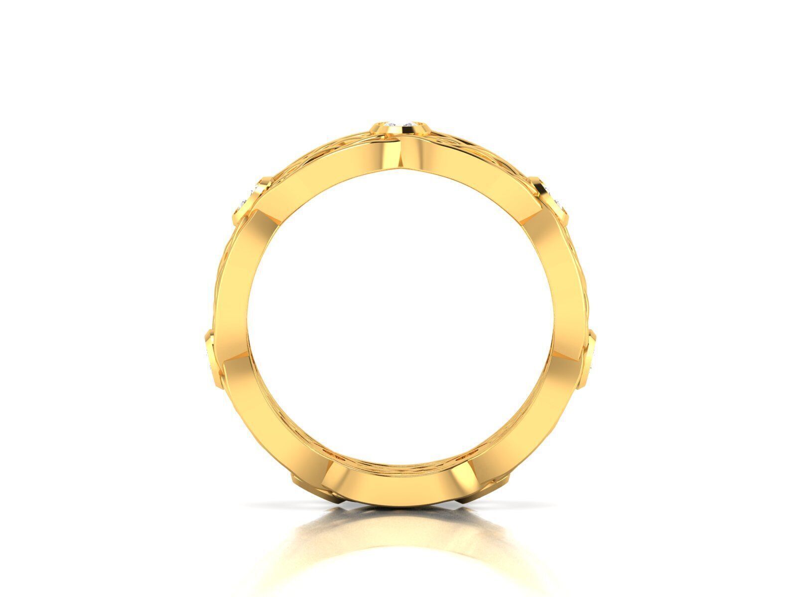 Women Ring  Render 3dm STL OBJ FBX Details 3D print model_6
