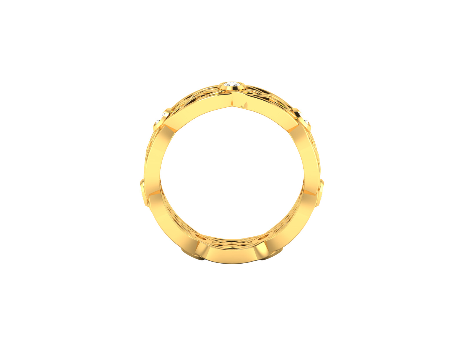 Women Ring  Render 3dm STL OBJ FBX Details 3D print model_5