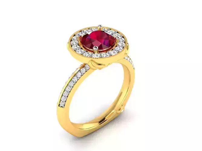 Women Ring  Render 3dm STL OBJ FBX Details