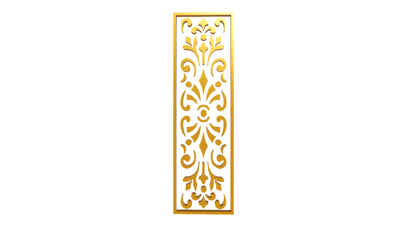 Gold Carving 2 3D model_2