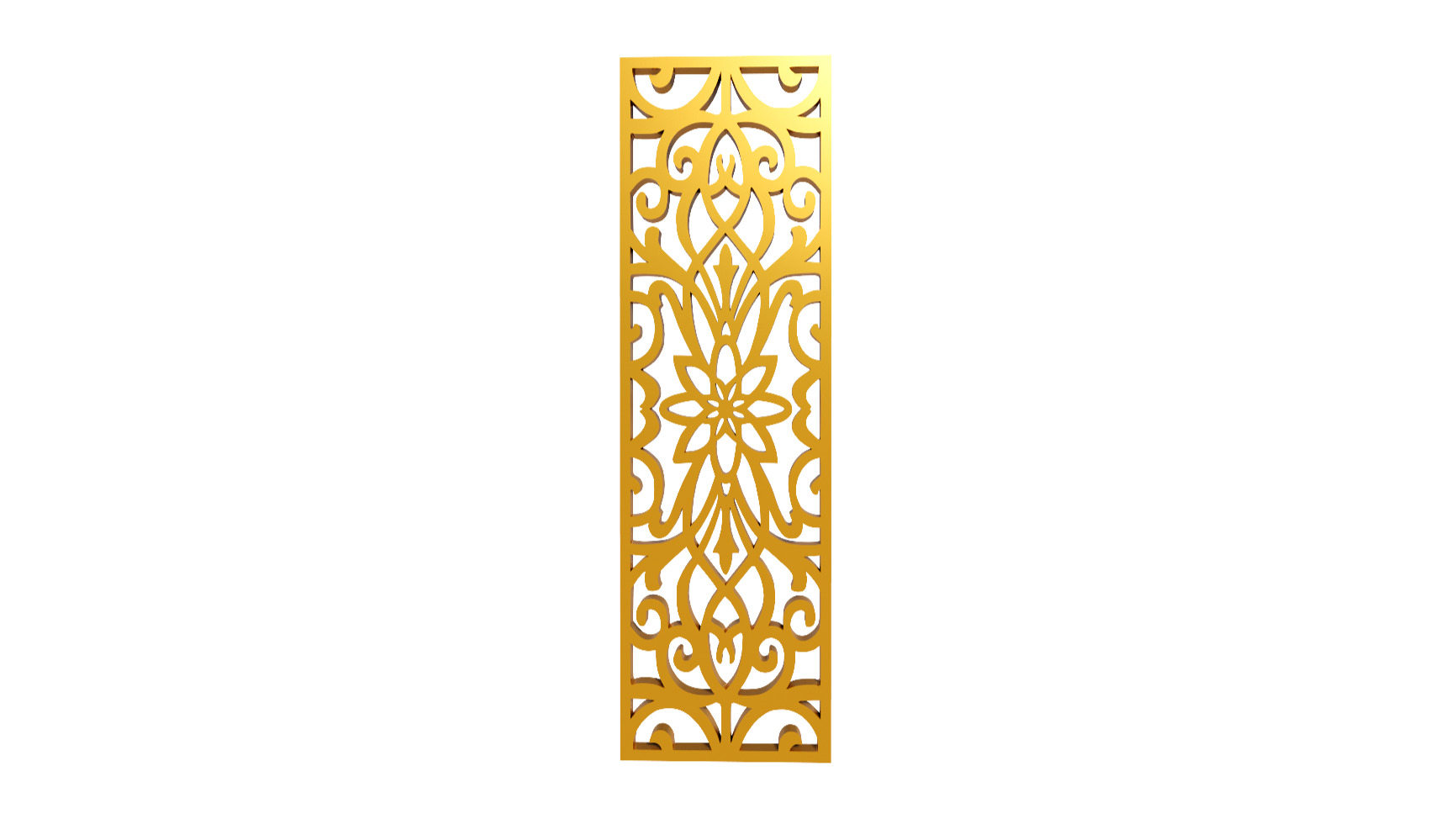 Gold Carving 2 3D model_1