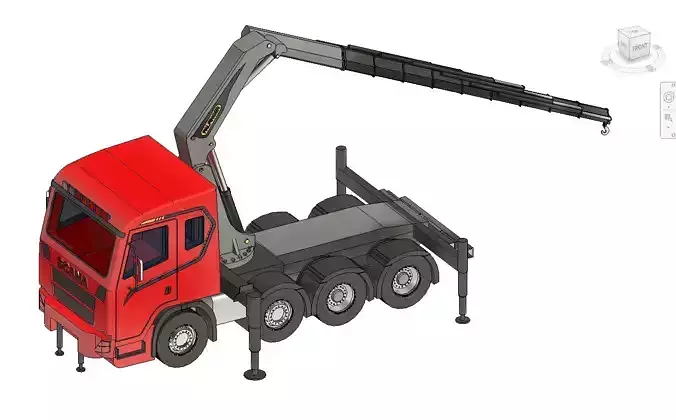 Revit Family Parameter Scania R650 Palfinger PK 135002 TEC 7