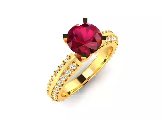 Women Ring  Render 3dm STL OBJ FBX Details