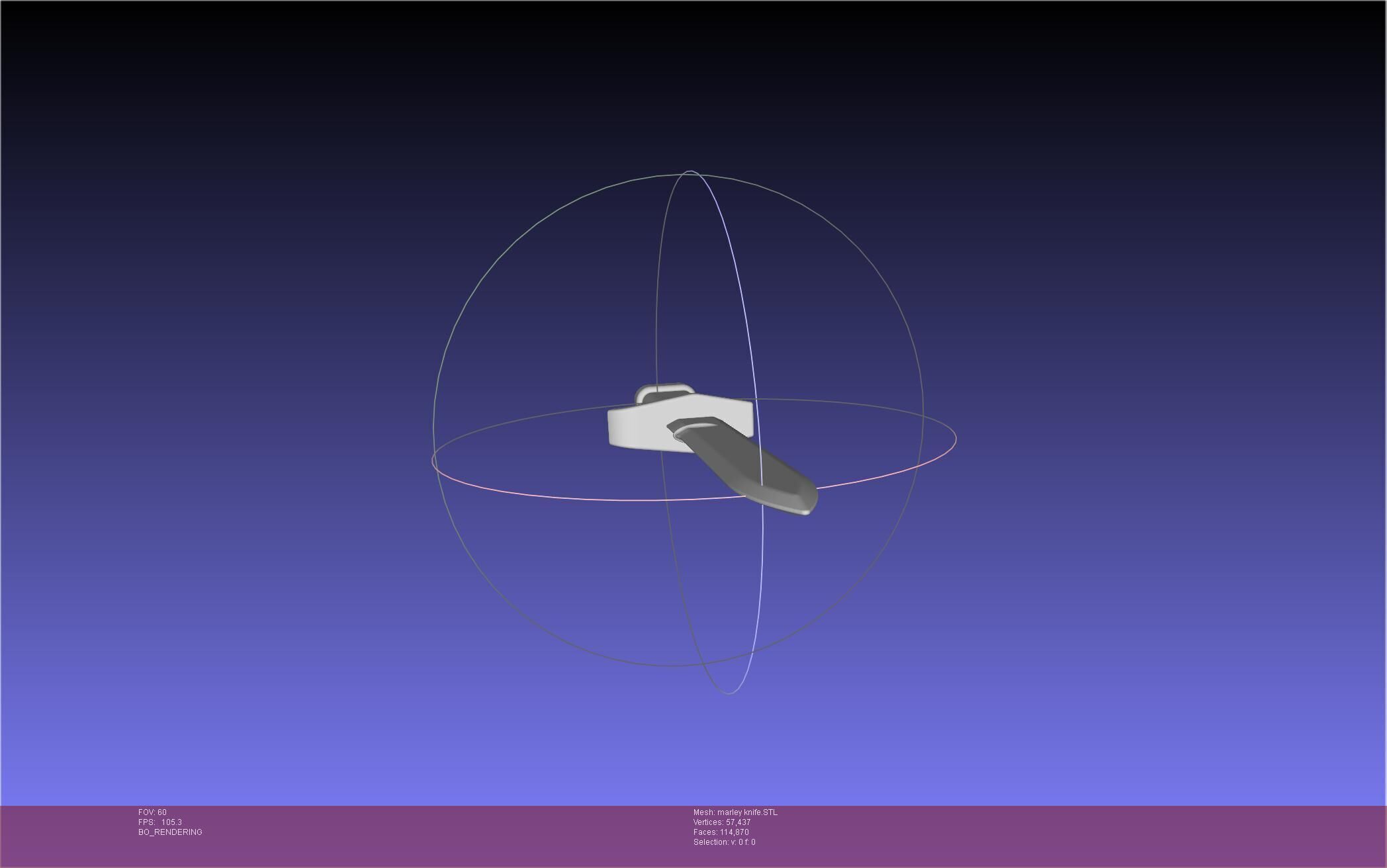 Attack On Titan Marley Military Knife 3D print model_19