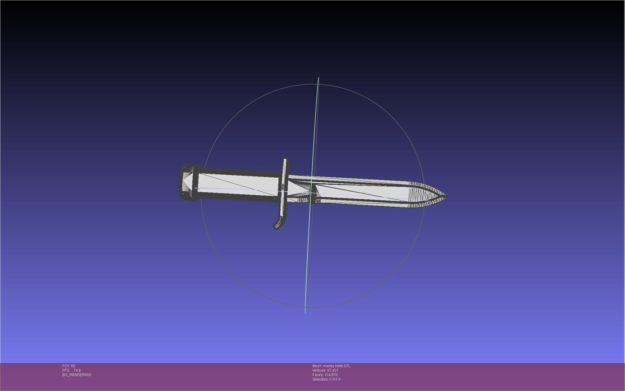 Attack On Titan Marley Military Knife 3D print model_25