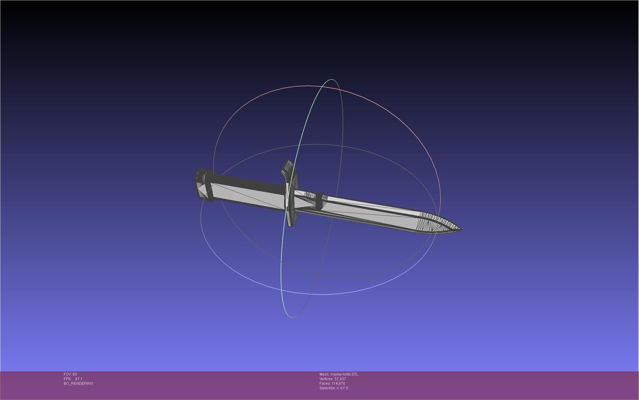 Attack On Titan Marley Military Knife 3D print model_41