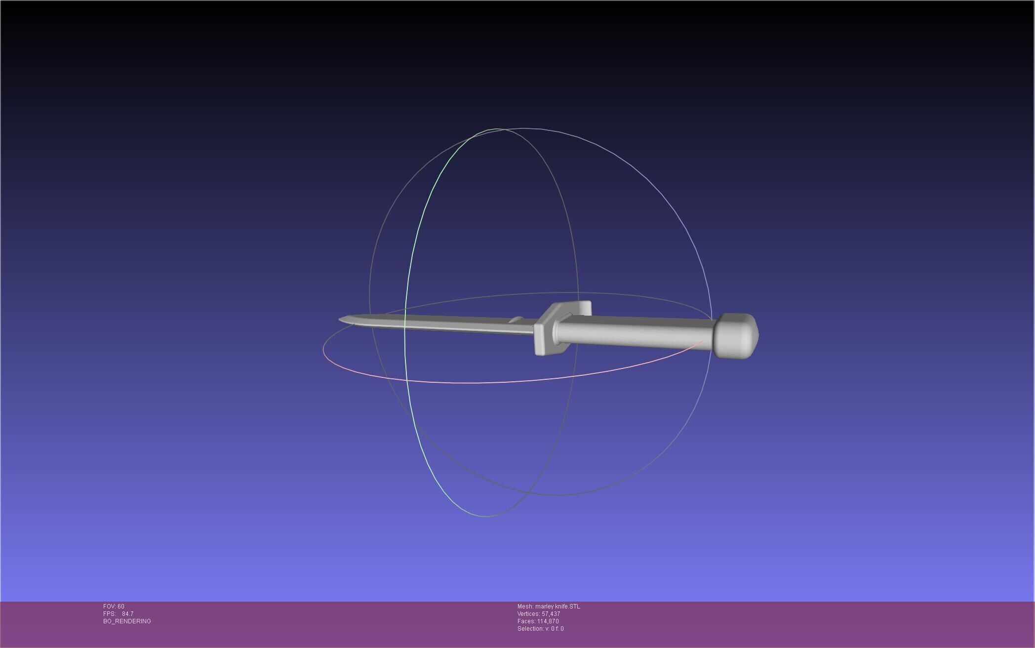 Attack On Titan Marley Military Knife 3D print model_16