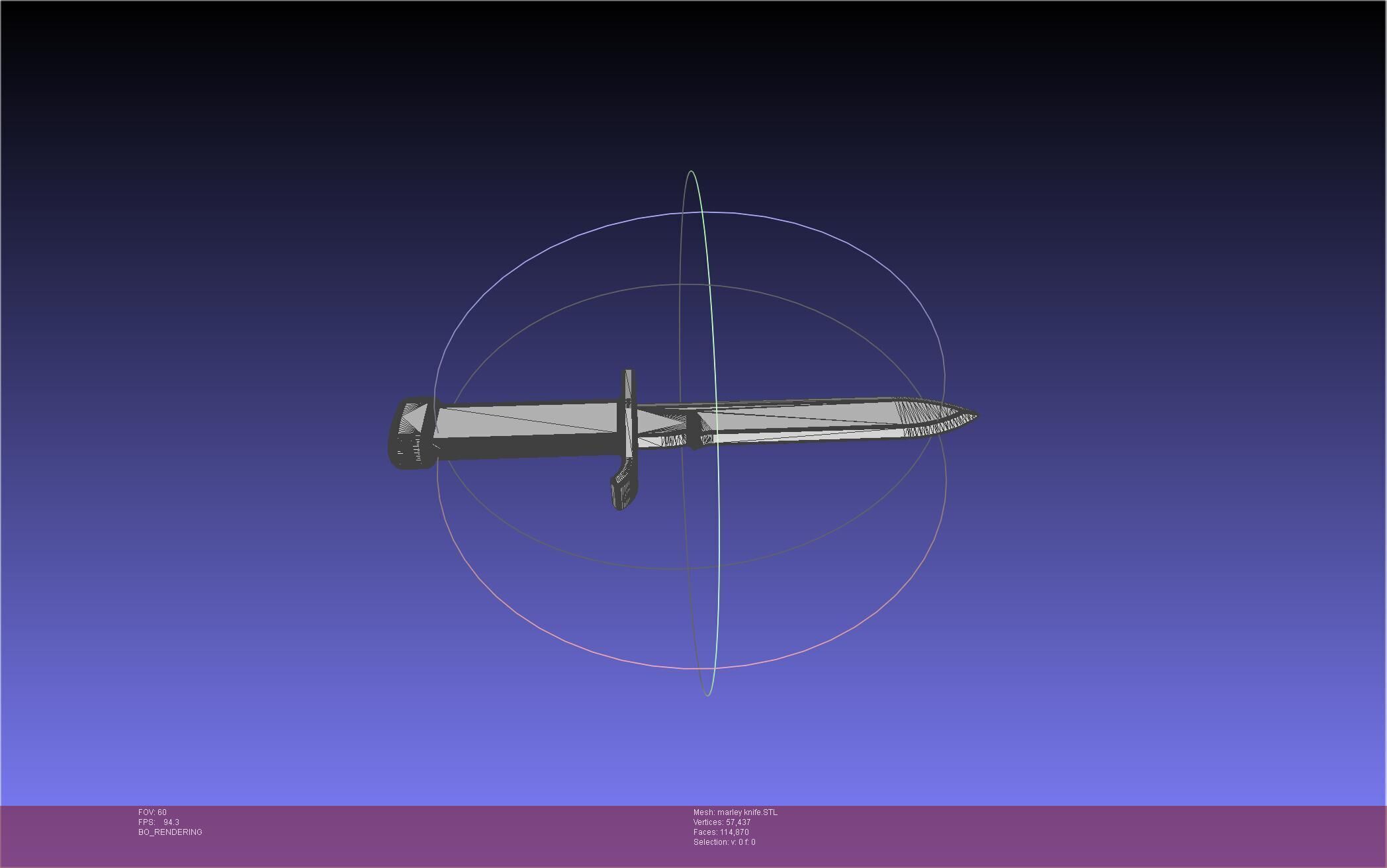 Attack On Titan Marley Military Knife 3D print model_26