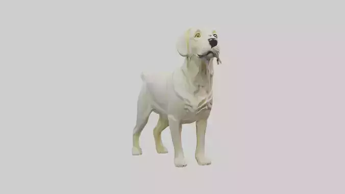 Labrador Retriever statue model
