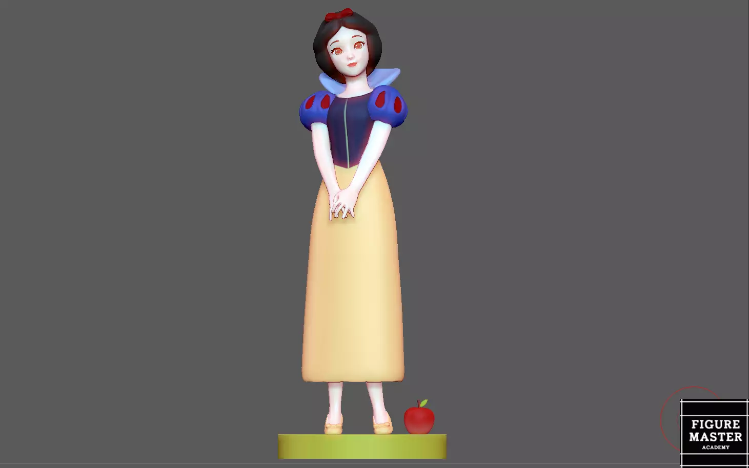 SNOW WHITE PRINCESS DISNEY ANIMATION 3D PRINT 3D print model_0