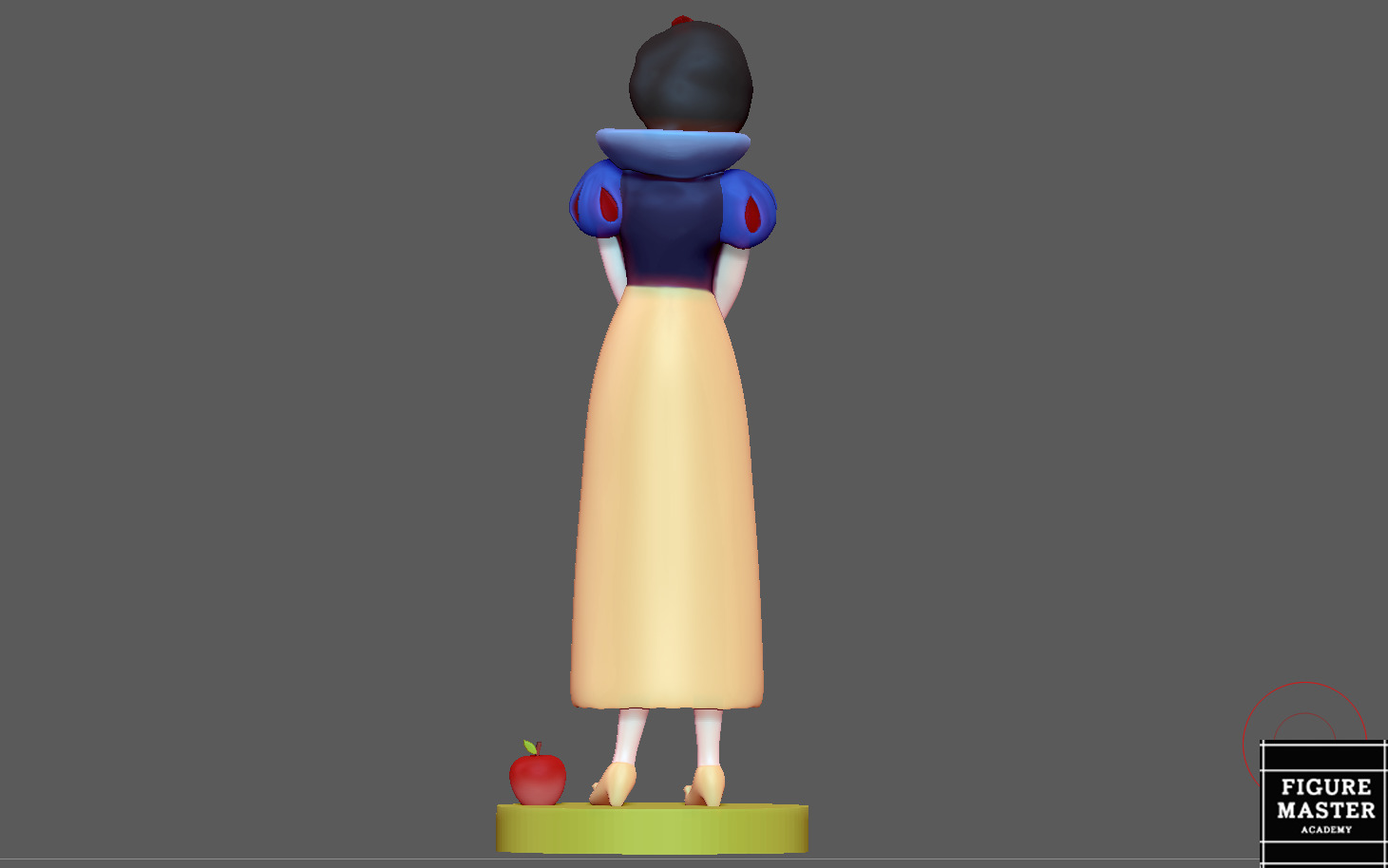 SNOW WHITE PRINCESS DISNEY ANIMATION 3D PRINT 3D print model_10