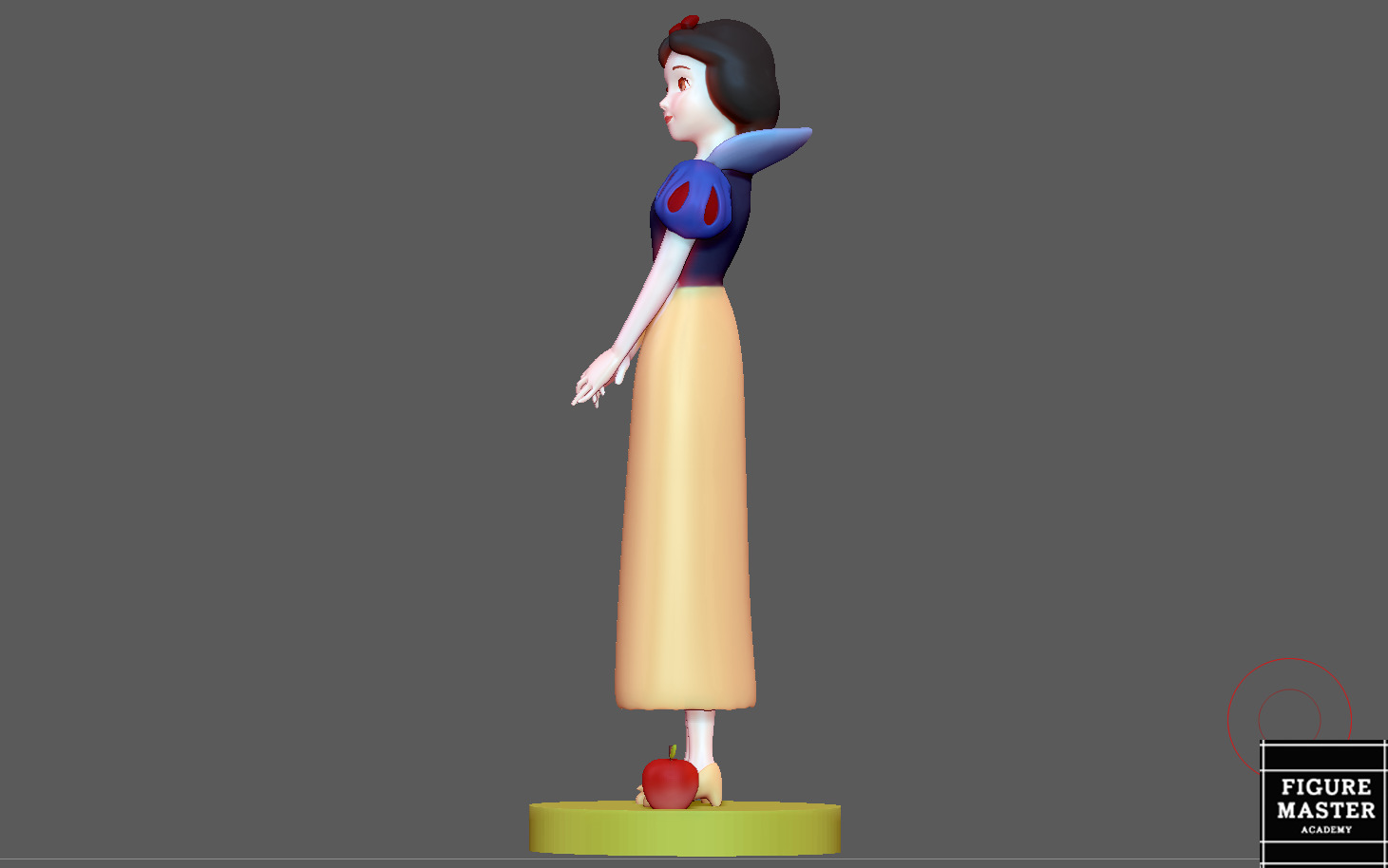 SNOW WHITE PRINCESS DISNEY ANIMATION 3D PRINT 3D print model_3