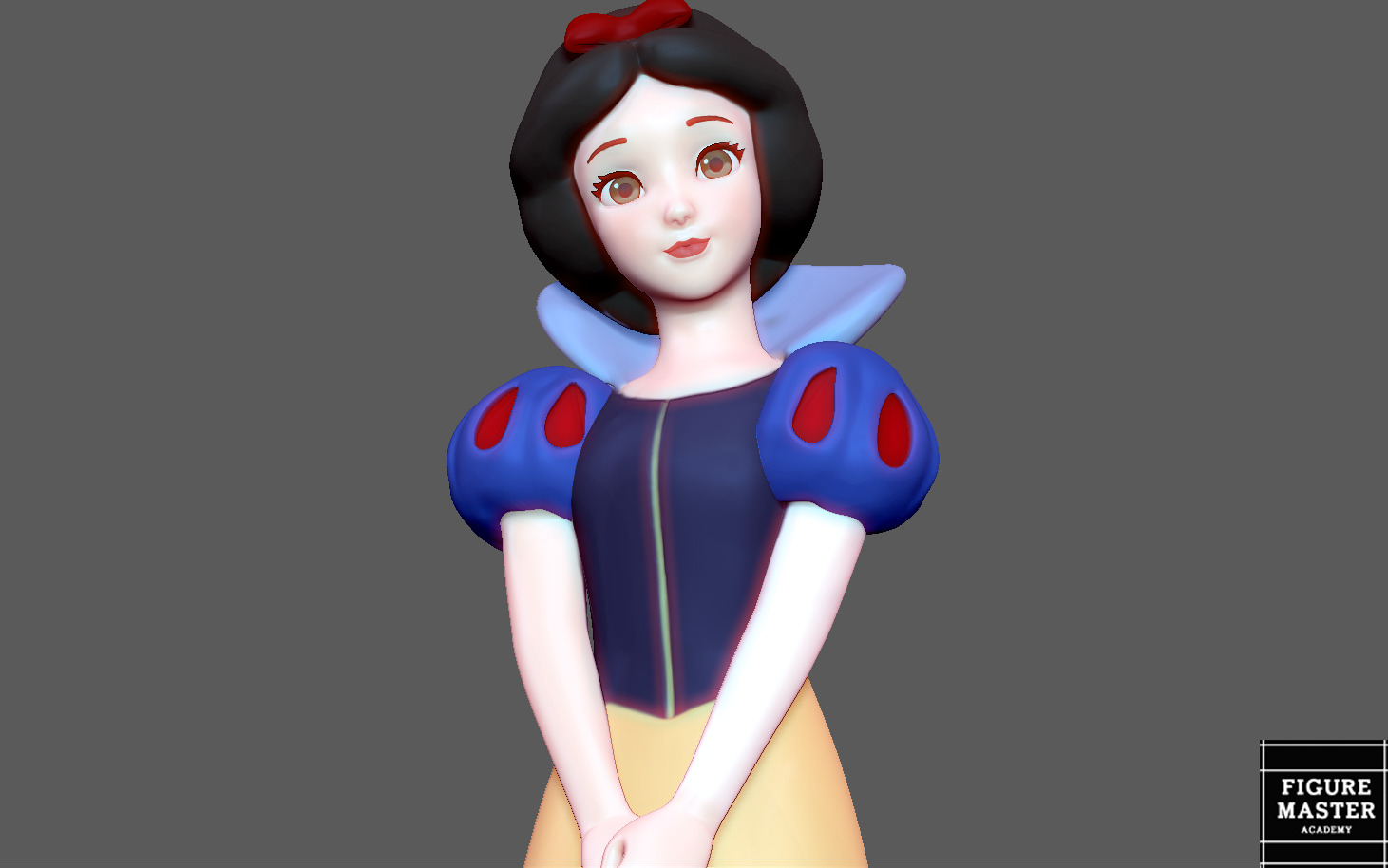 SNOW WHITE PRINCESS DISNEY ANIMATION 3D PRINT 3D print model_1
