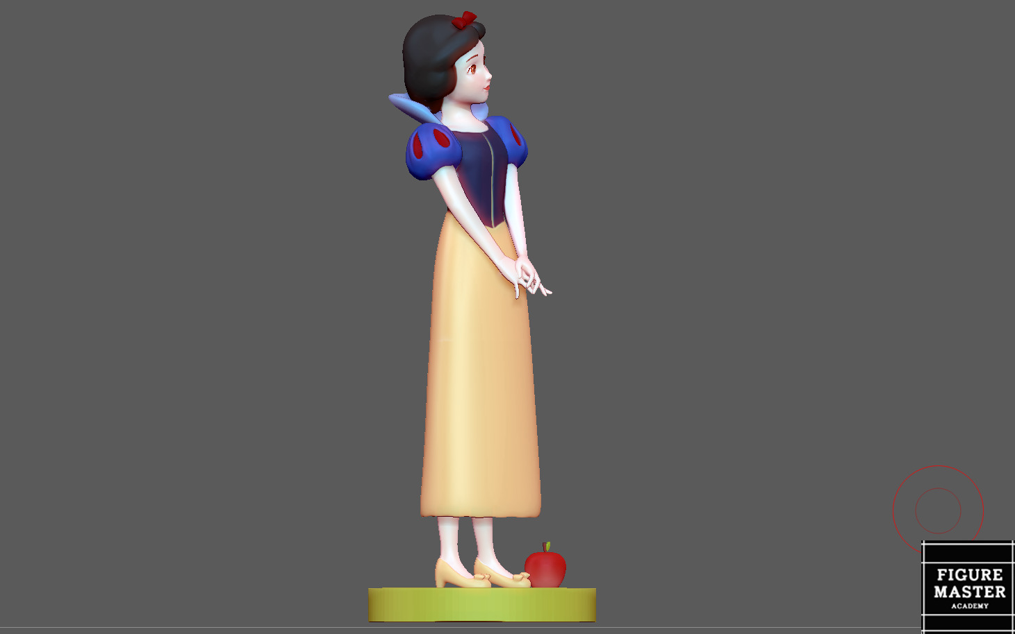 SNOW WHITE PRINCESS DISNEY ANIMATION 3D PRINT 3D print model_12
