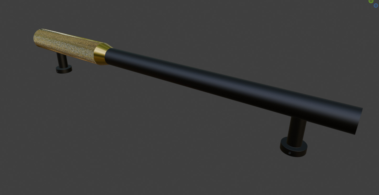 Latest Door Handle 3D model_1
