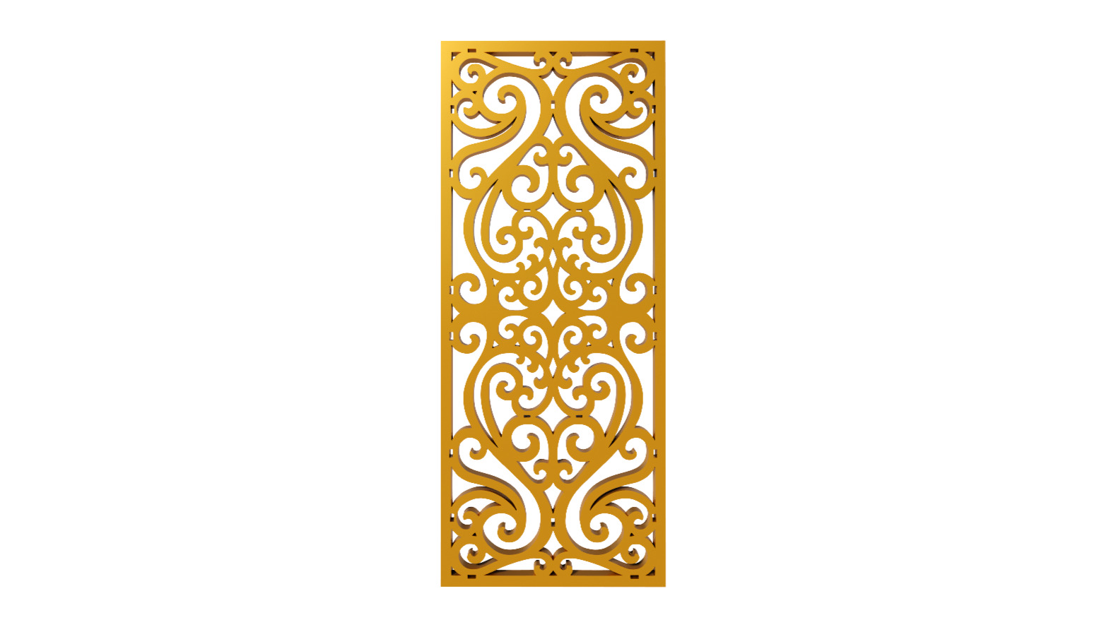 Gold Carving 4 3D model_3