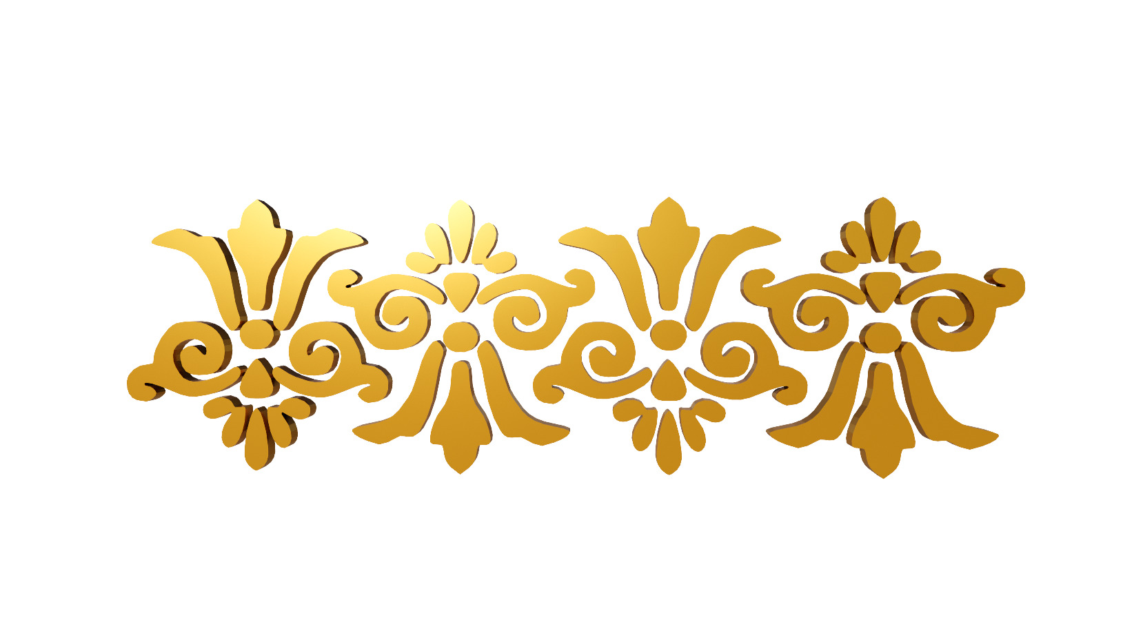 Gold Carving 4 3D model_1
