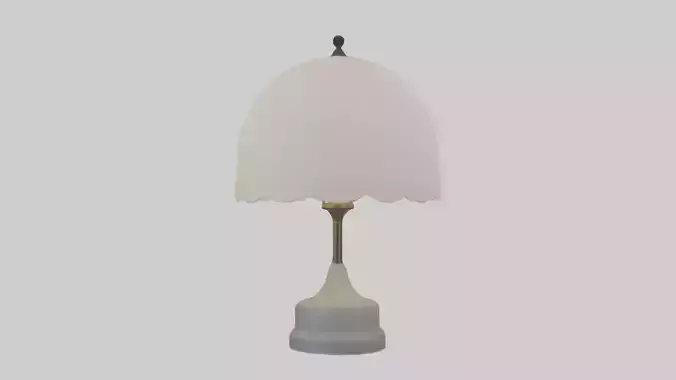 Lamp shade model Low-poly 3D model