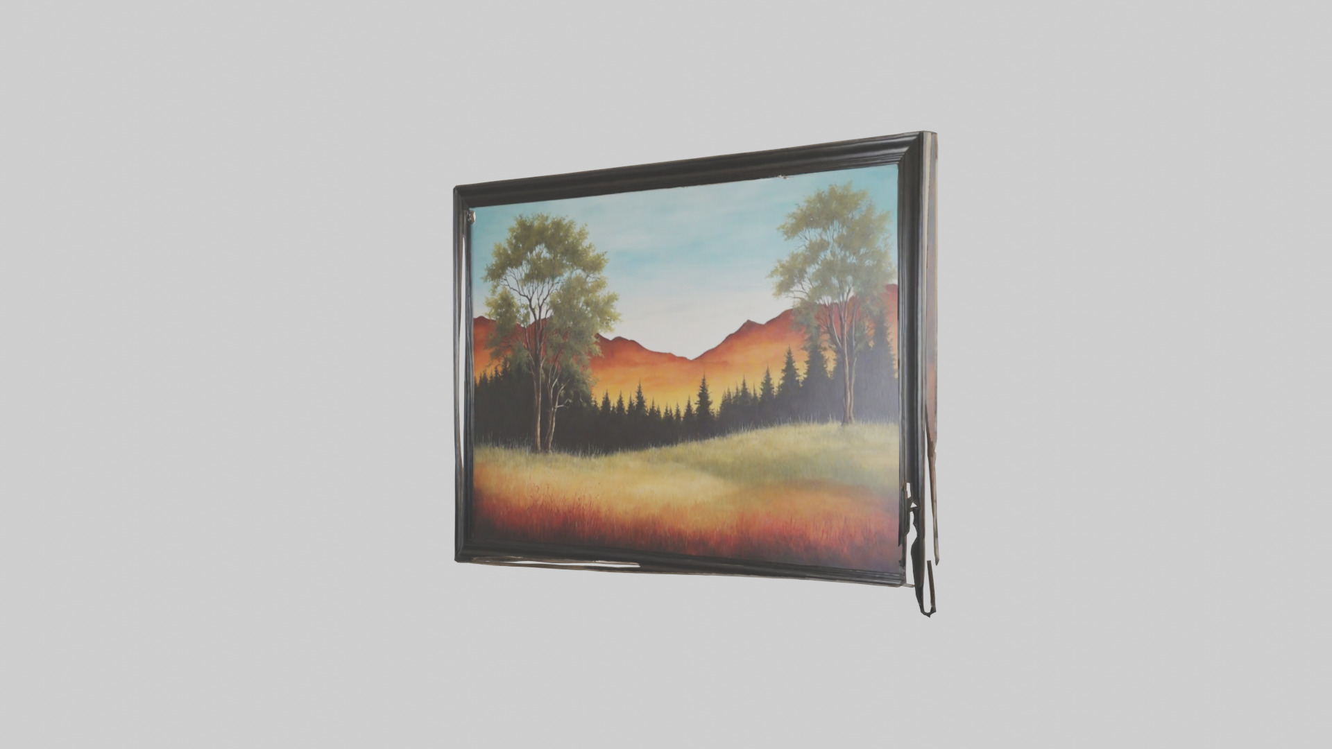 Landscape Wall Art Low-poly 3D model_10