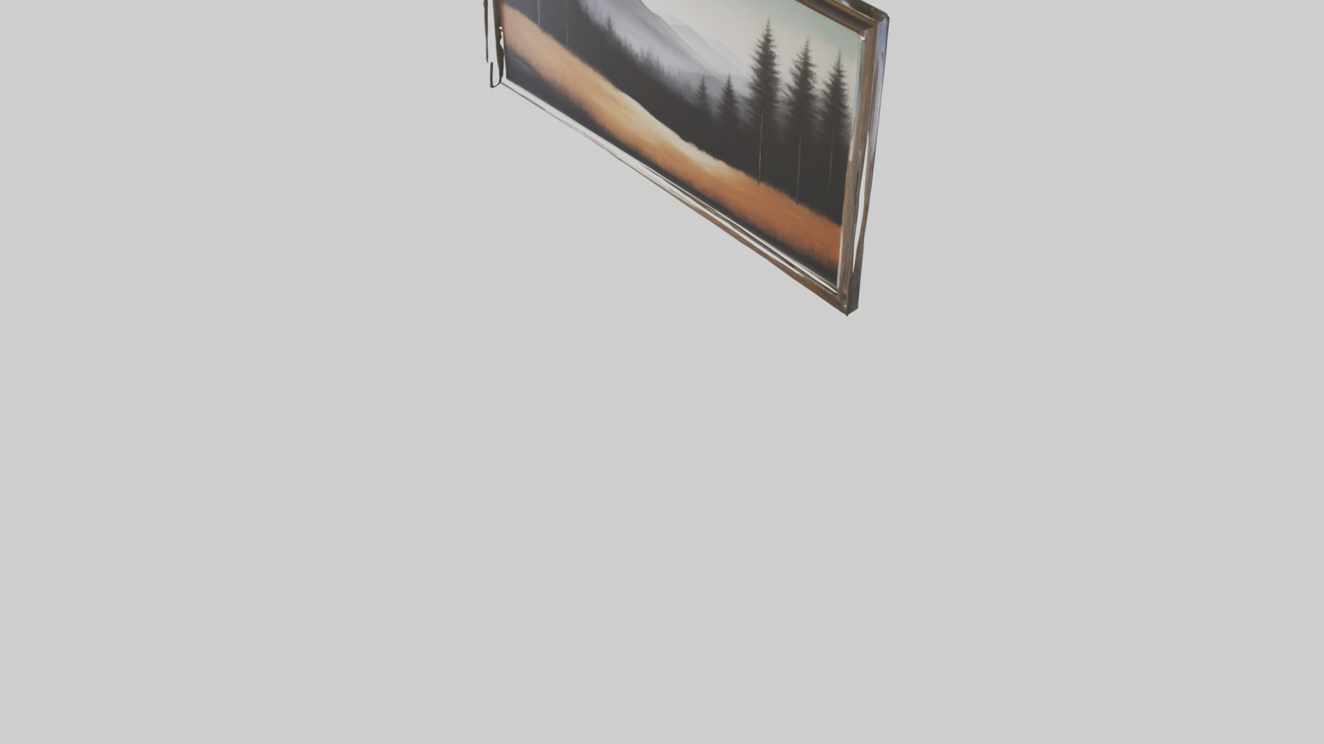 Landscape Wall Art Low-poly 3D model_4