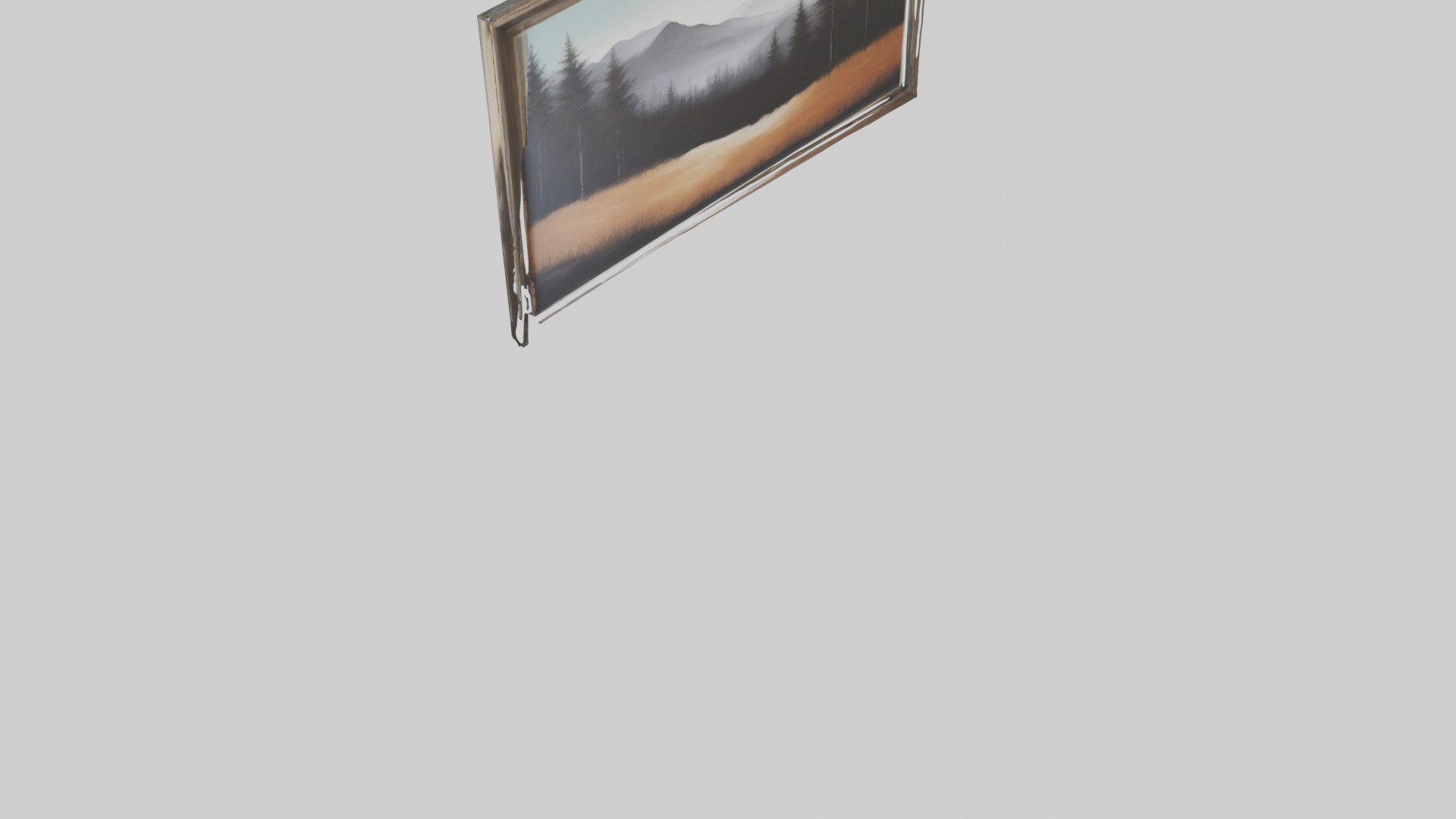 Landscape Wall Art Low-poly 3D model_3