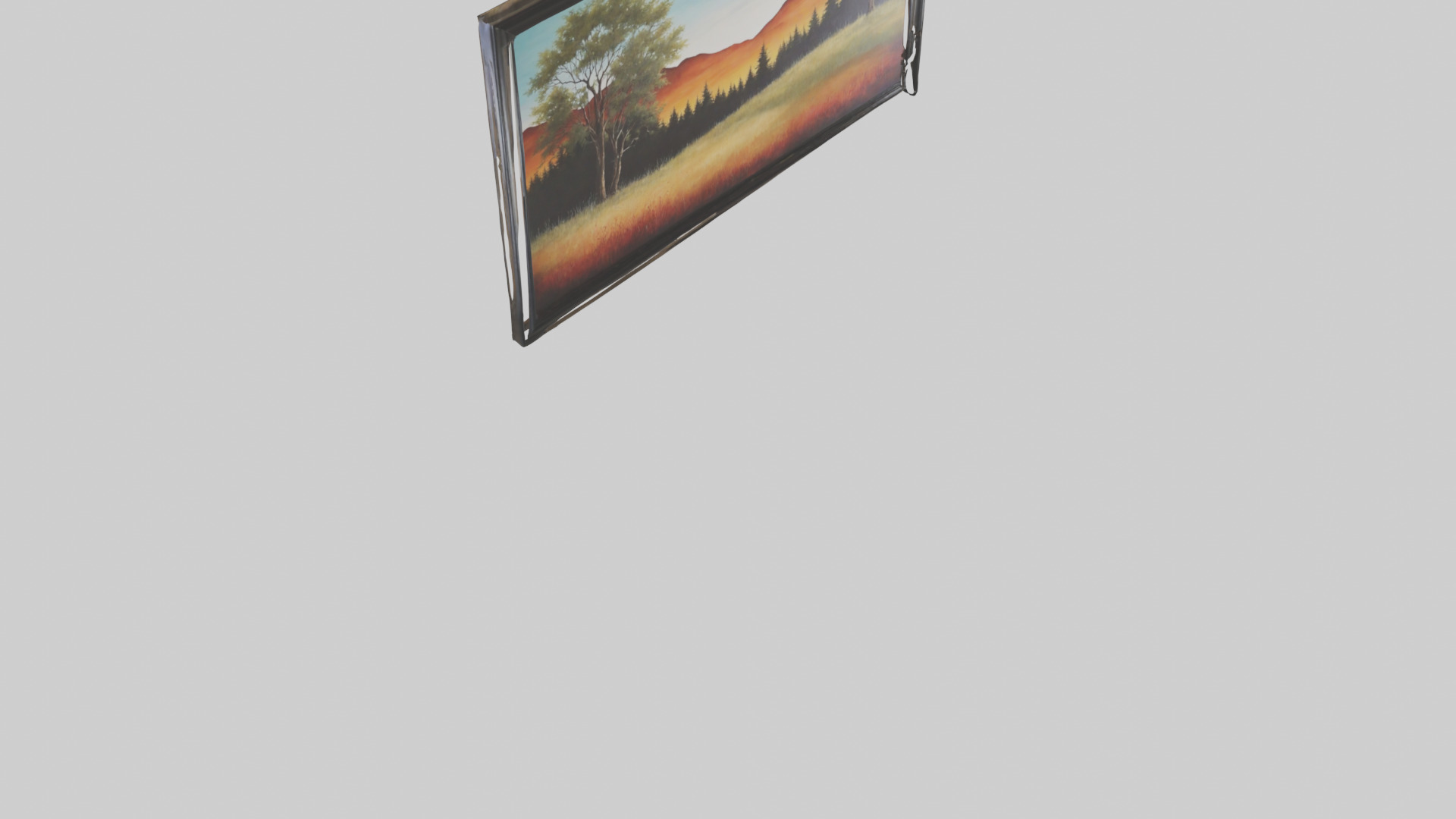 Landscape Wall Art Low-poly 3D model_6