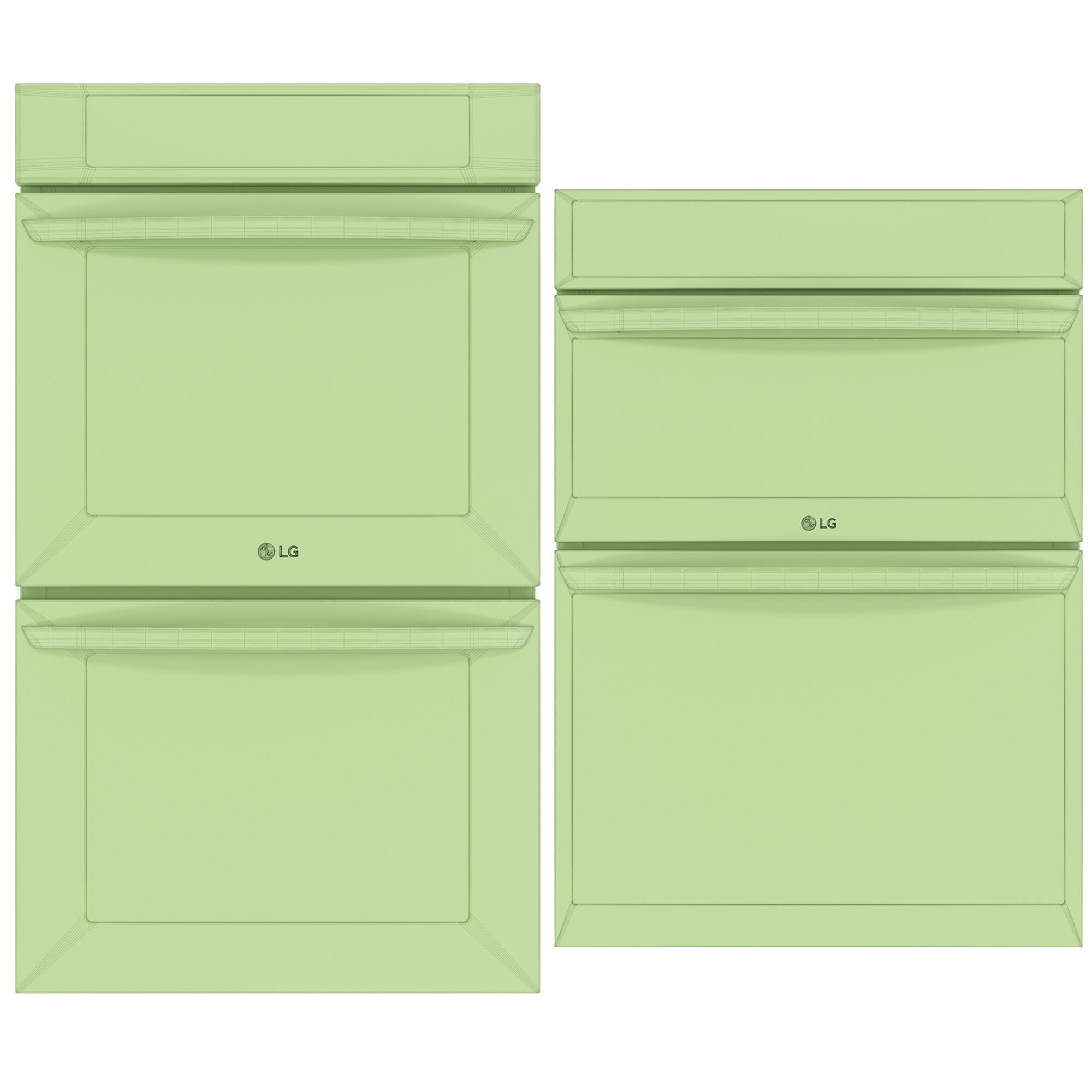 LG oven collection 3D model_7