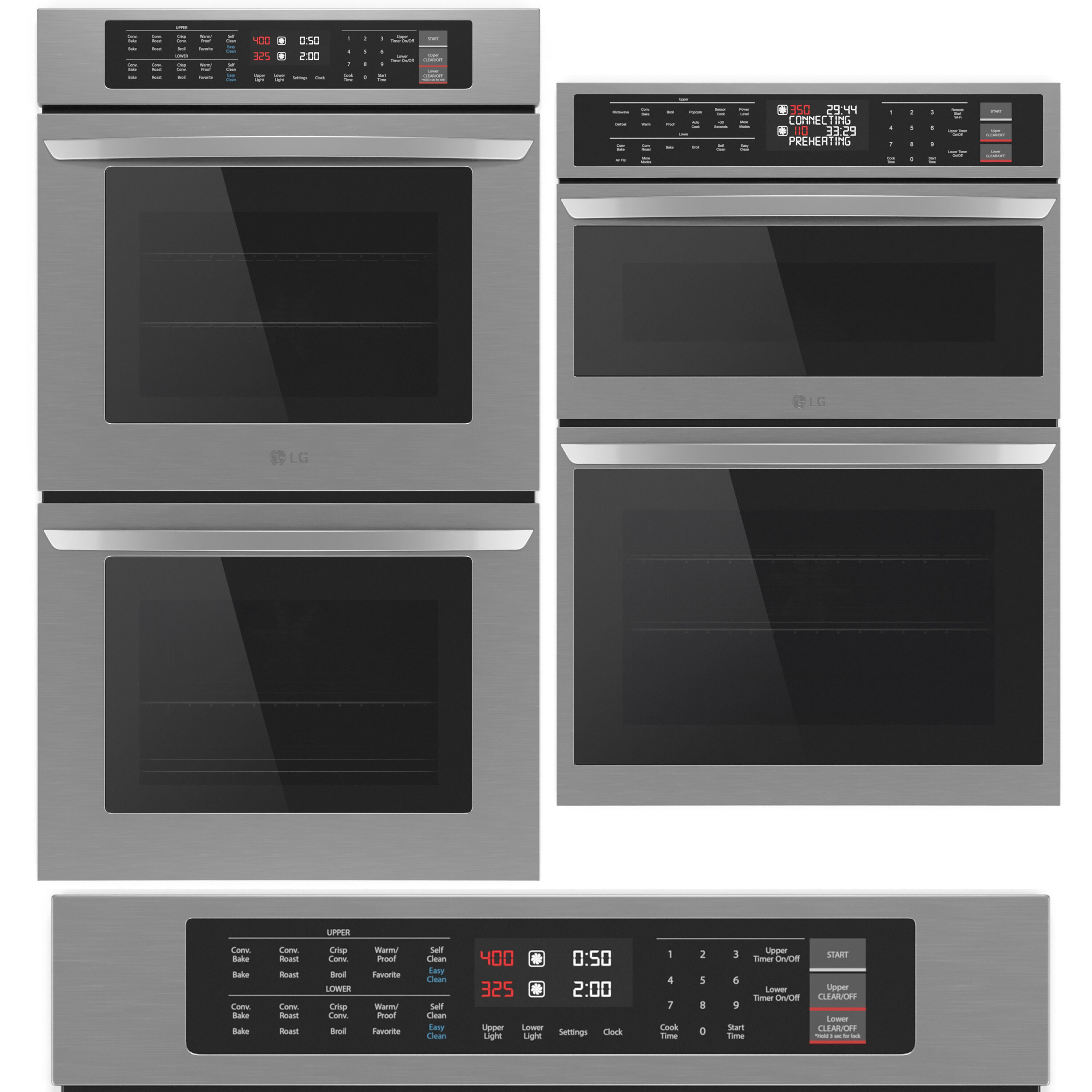 LG oven collection 3D model_5