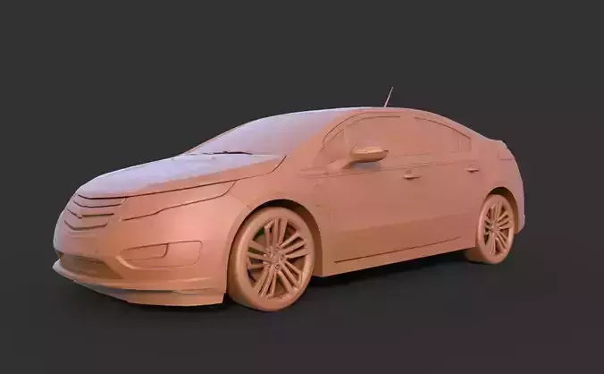 Chevrolet Volt 2012 3D print model