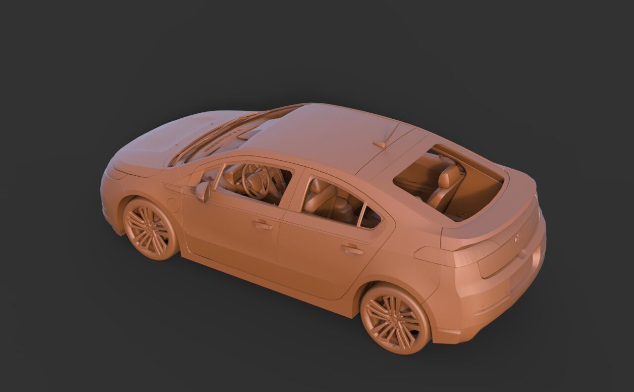 Chevrolet Volt 2012 3D print model_5