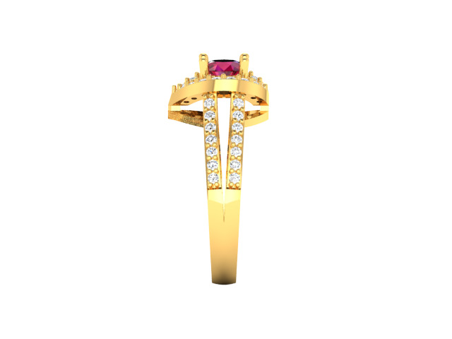 Women Ring Render 3dm STL OBJ FBX Details 3D print model_12