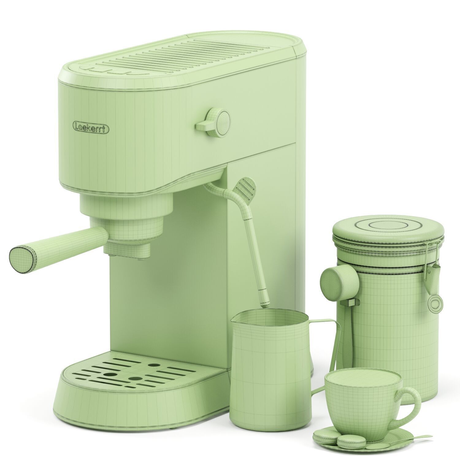 LAEKERRT espresso coffee machine 3D model_6