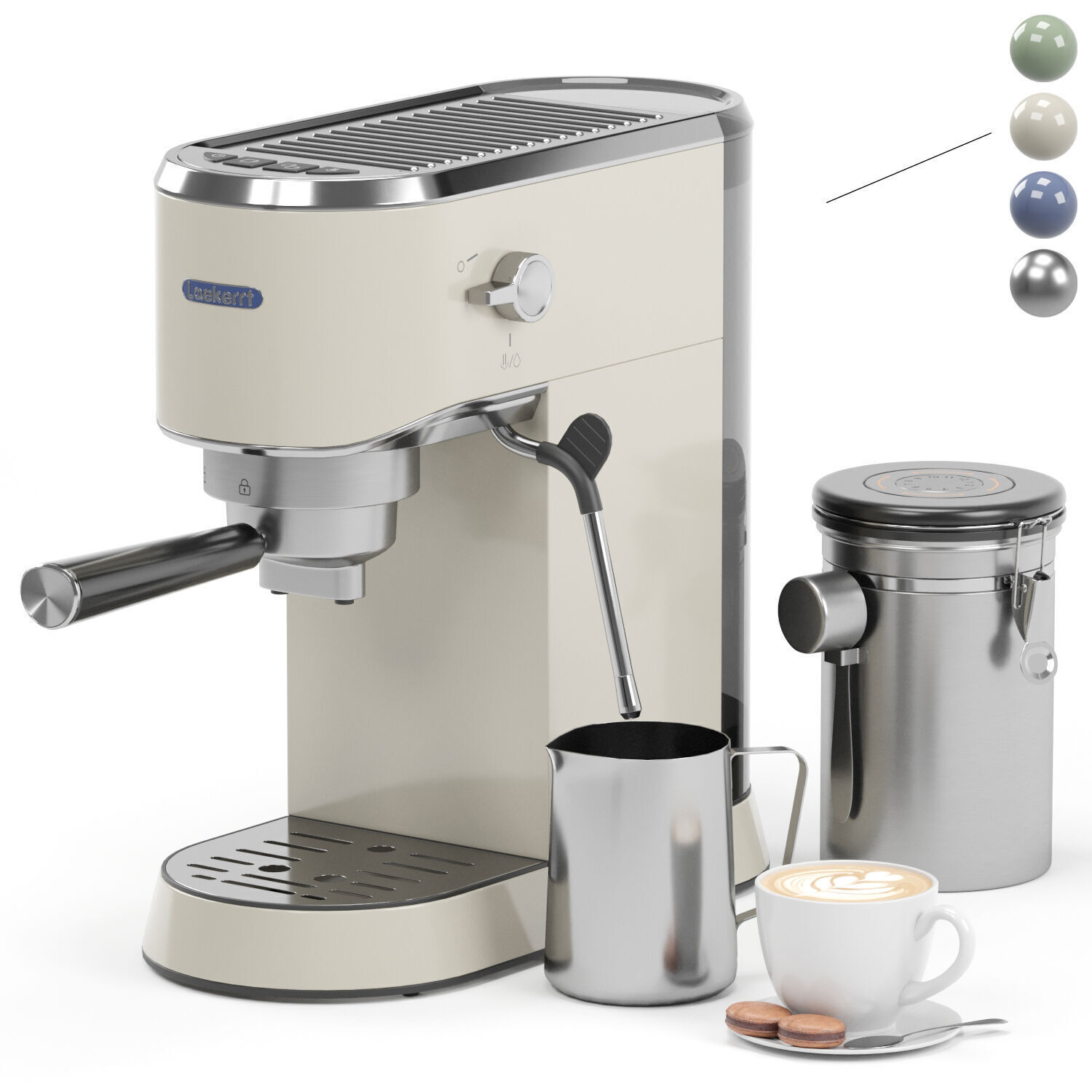LAEKERRT espresso coffee machine 3D model_1
