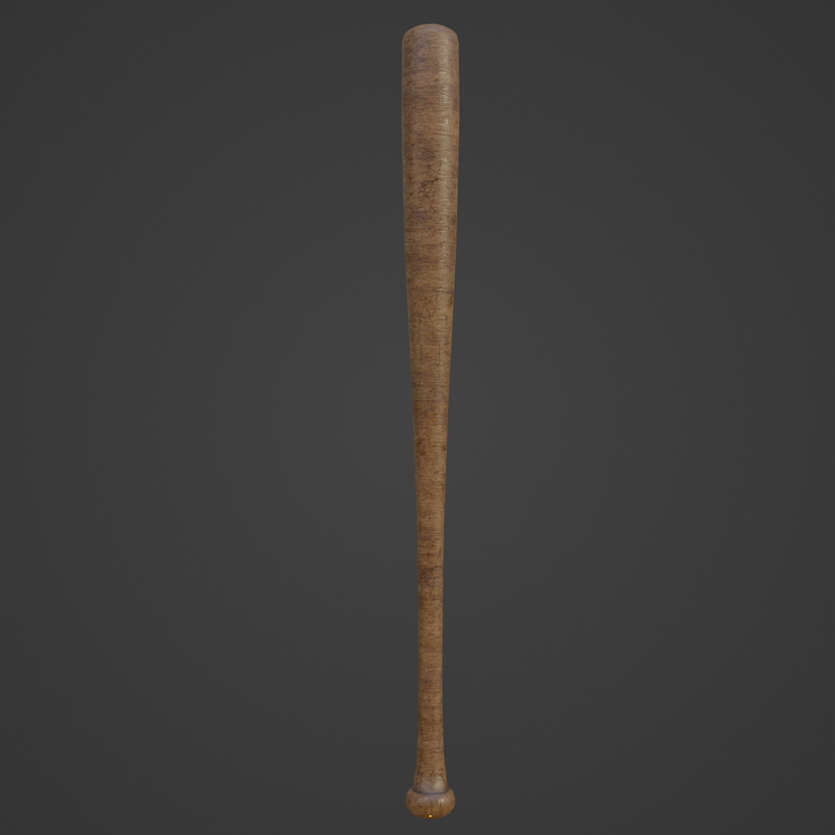 Baseball Bat 03 Low-poly 3D model_4