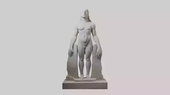 Large stone sculpture model