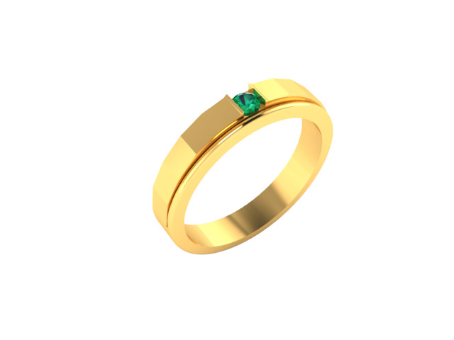 Women Ring  Render 3dm STL OBJ FBX Details 3D print model_3