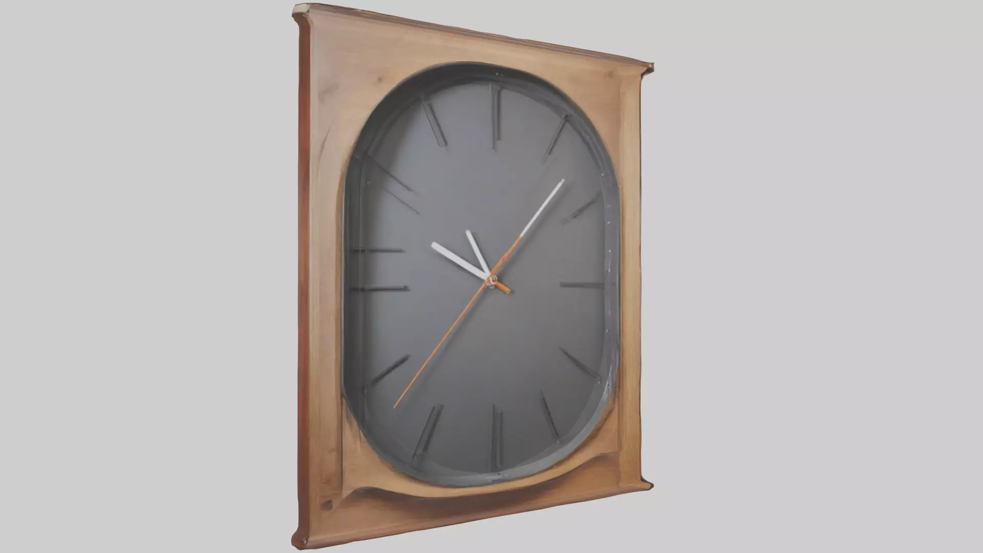 Large Wall Clock model Low-poly 3D model_0
