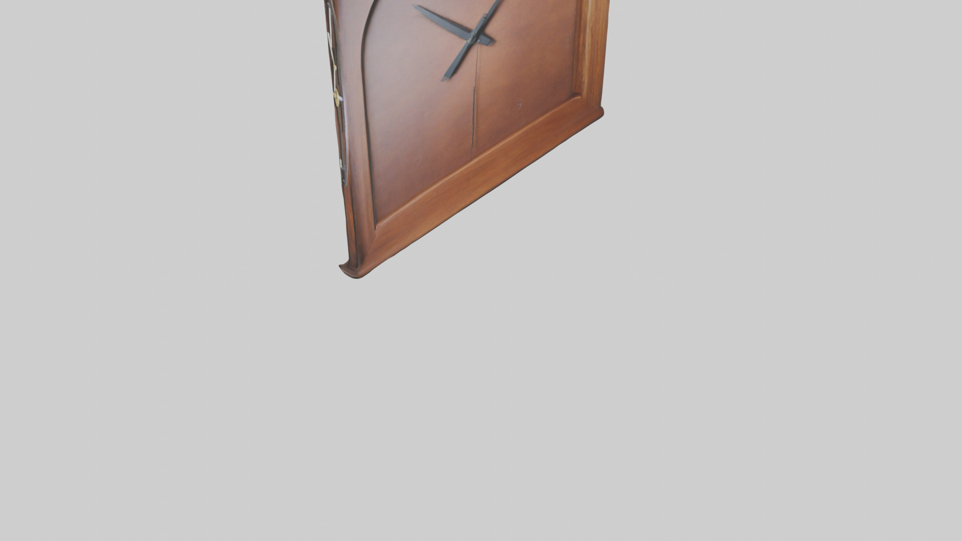 Large Wall Clock model Low-poly 3D model_6