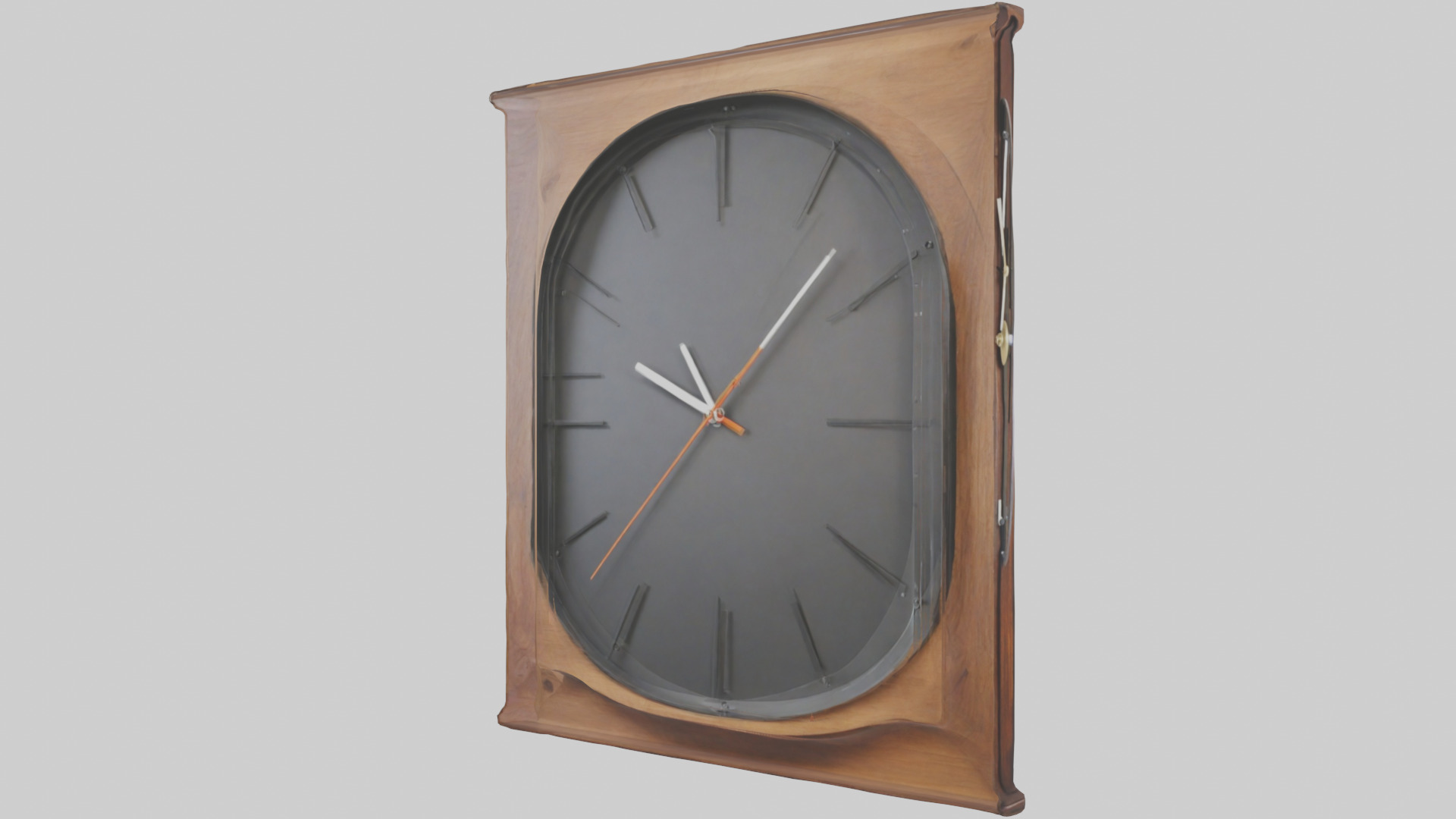 Large Wall Clock model Low-poly 3D model_11