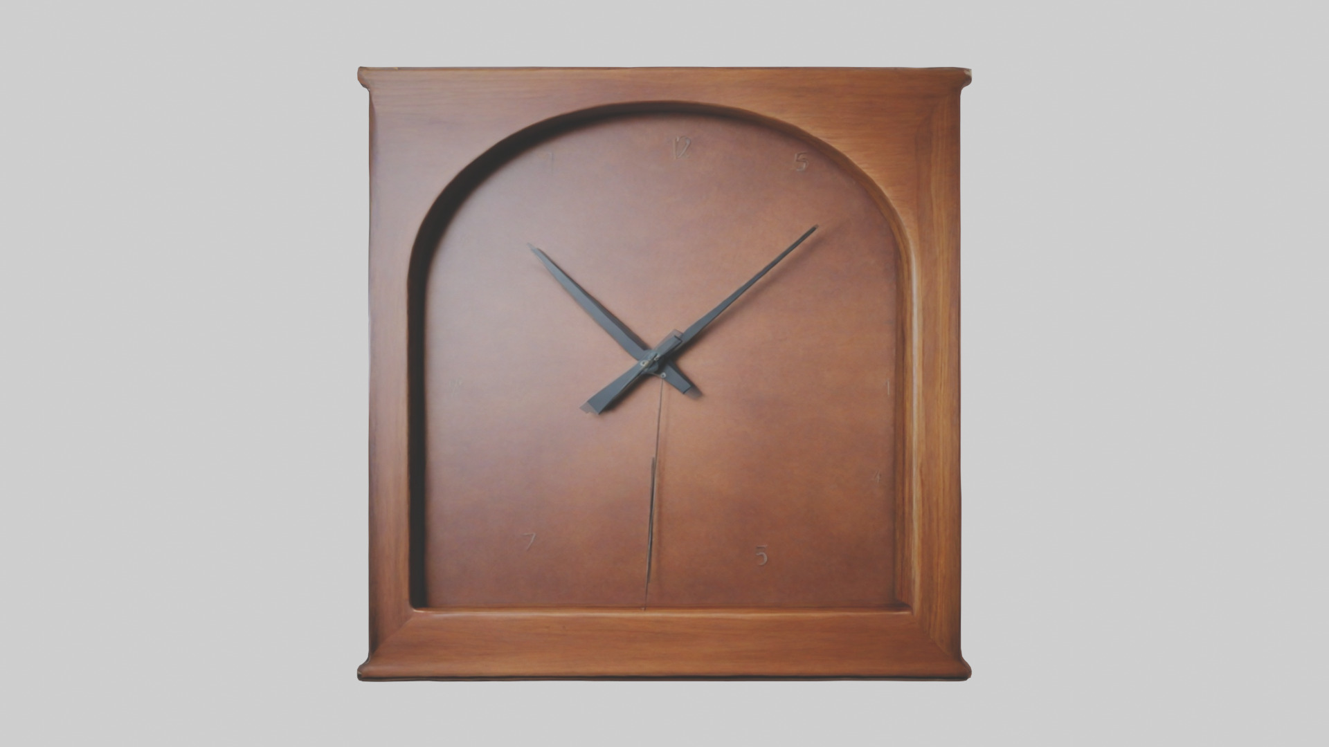 Large Wall Clock model Low-poly 3D model_12