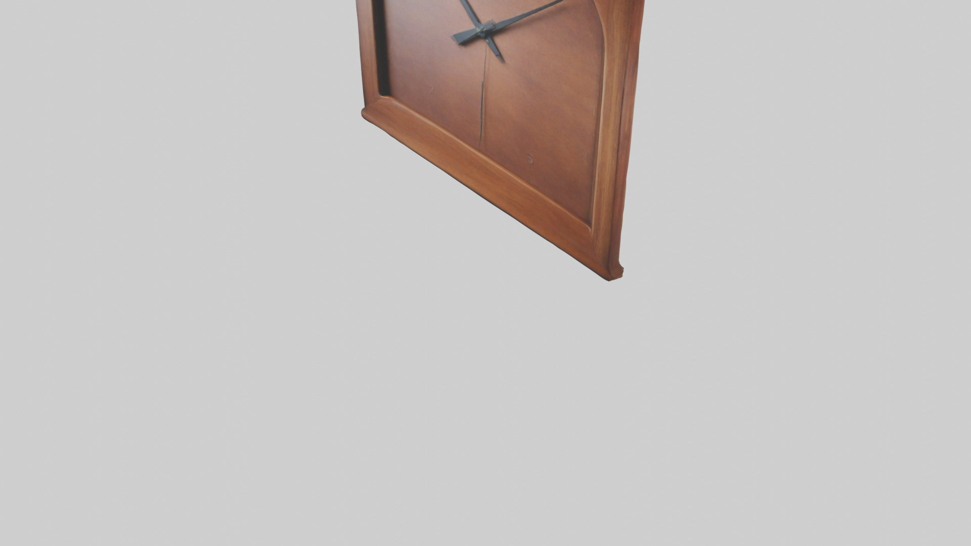 Large Wall Clock model Low-poly 3D model_4