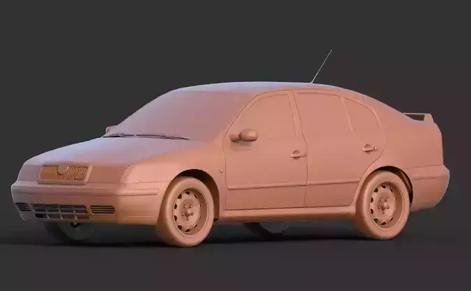 Skoda Octavia 3D print model