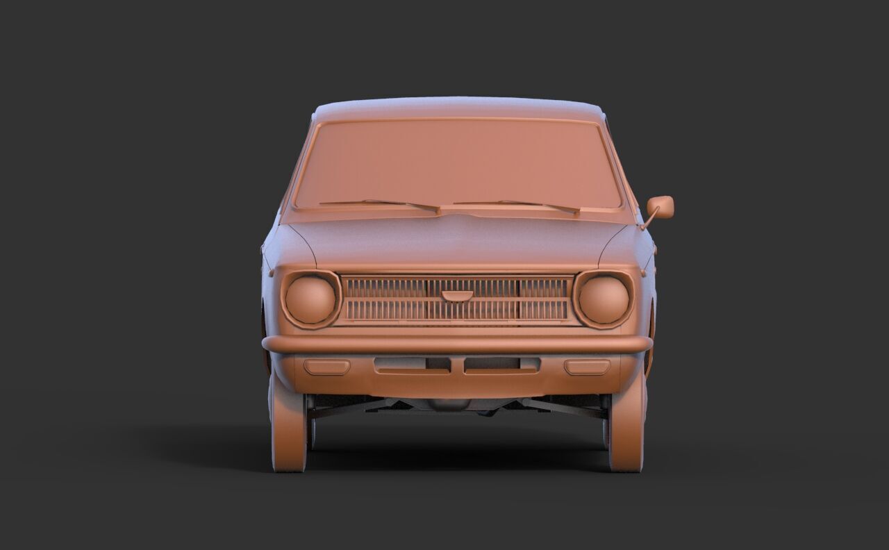 Toyota Corolla Sprinter 1969 3D print model_1