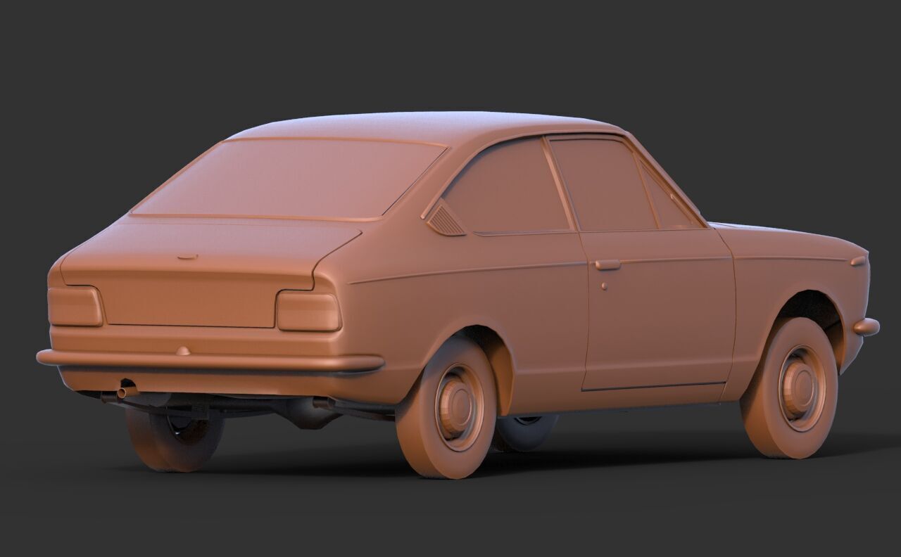 Toyota Corolla Sprinter 1969 3D print model_4